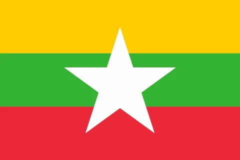 Myanmar (Burma) flag